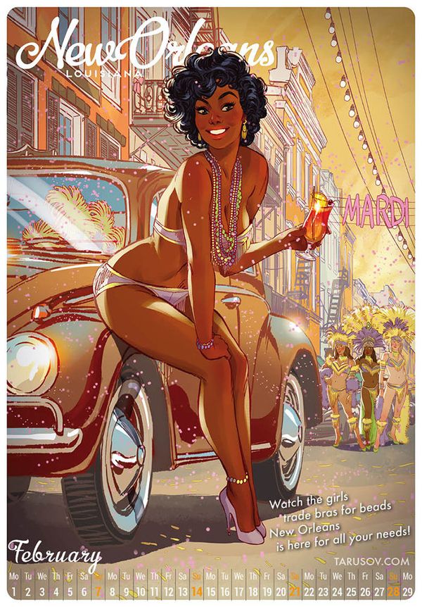 New 2016 Pin-Up Calendar: 'Best American Sights and Girls' New 2016 Pin-Up Calendar: 'Best American Sights and Girls' - Sputnik International