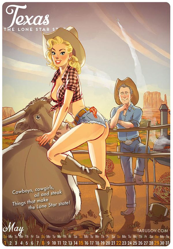 New 2016 Pin-Up Calendar: 'Best American Sights and Girls' New 2016 Pin-Up Calendar: 'Best American Sights and Girls' - Sputnik International