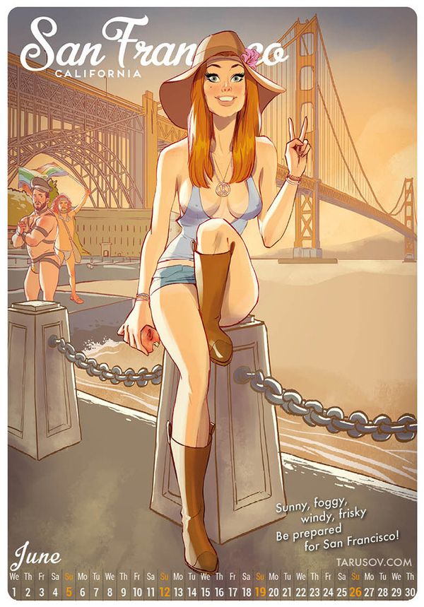 New 2016 Pin-Up Calendar: 'Best American Sights and Girls' New 2016 Pin-Up Calendar: 'Best American Sights and Girls' - Sputnik International