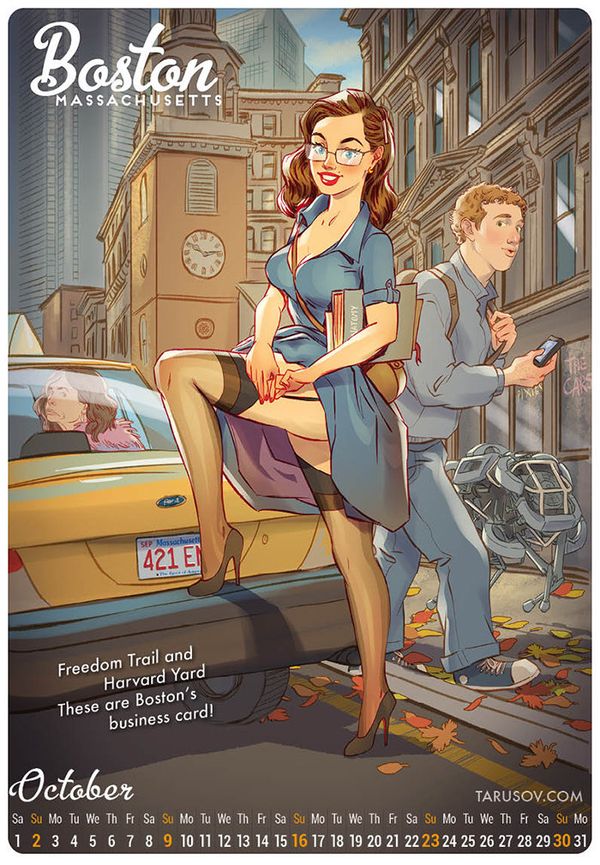 New 2016 Pin-Up Calendar: 'Best American Sights and Girls' New 2016 Pin-Up Calendar: 'Best American Sights and Girls' - Sputnik International