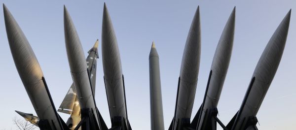 File photo, a North Korea's mock Scud-B missile, center, stands among South Korean missiles displayed at Korea War Memorial Museum in Seoul, South Korea File photo, a North Korea's mock Scud-B missile, center, stands among South Korean missiles displayed at Korea War Memorial Museum in Seoul, South Korea - Sputnik International