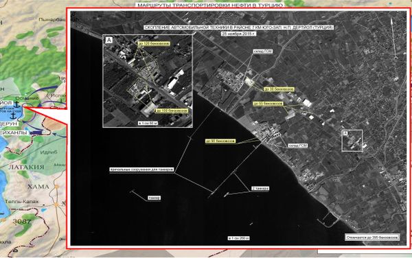 Concentration of vehicles near Dortyol in Turkey. Maximum available quality. (Still frames of the Russian Defense Ministry.) Concentration of vehicles near Dortyol in Turkey. Maximum available quality. (Still frames of the Russian Defense Ministry.) - Sputnik International