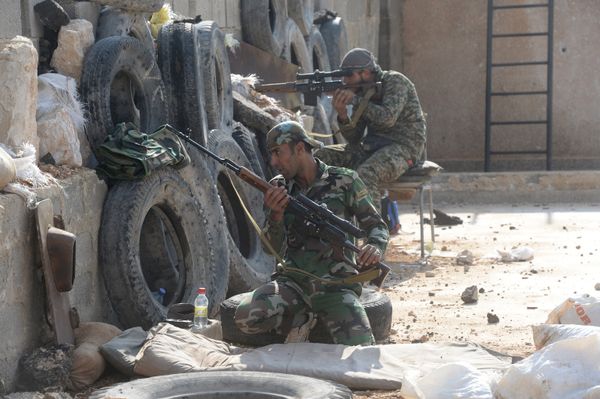 Syrian Arab Army's special operation in Douma, a Damascus suburb Syrian Arab Army's special operation in Douma, a Damascus suburb - Sputnik International