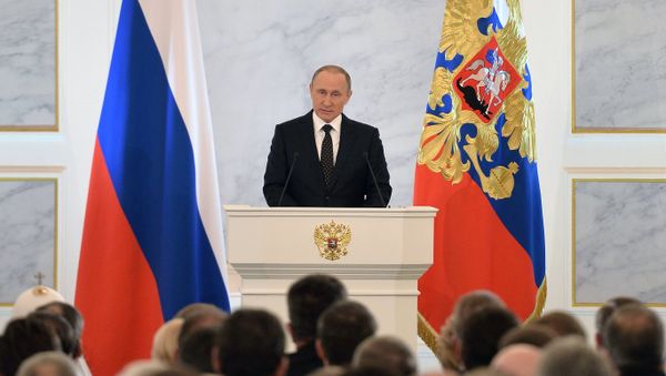 Vladimir Putin delivers annual Presidential Address to Federal Assembly - Sputnik International