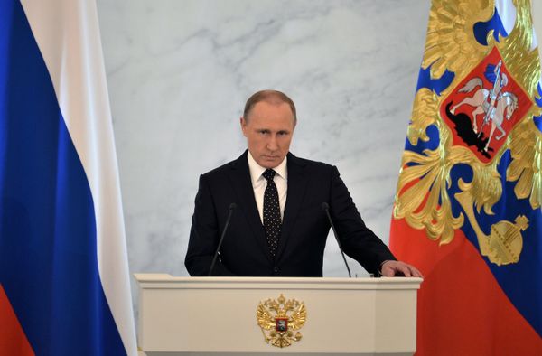 Vladimir Putin delivers annual Presidential Address to Federal Assembly - Sputnik International