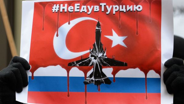 Protests in Moscow against Turkish Air Forces' actions - Sputnik International