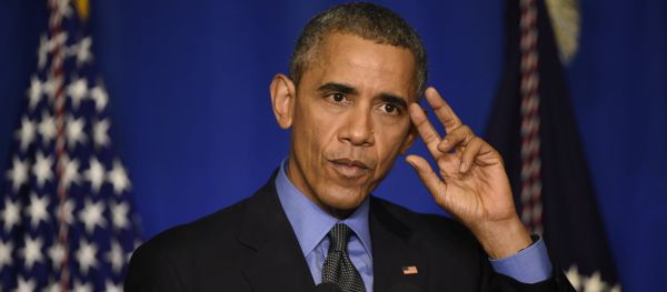US president Barack Obama speaks during a press conference on December 1, 2015 at the Organisation for Economic Co-operation and Development (OECD) in Paris - Sputnik International