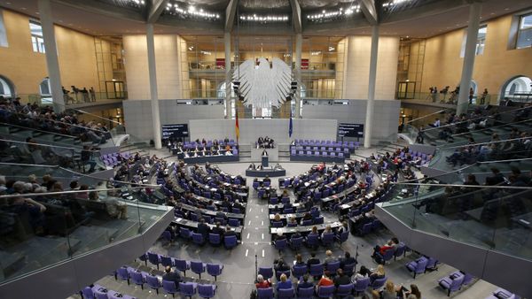 A general view of a session of the Bundestag, the German lower house of parliament, in Berlin, Germany - Sputnik International
