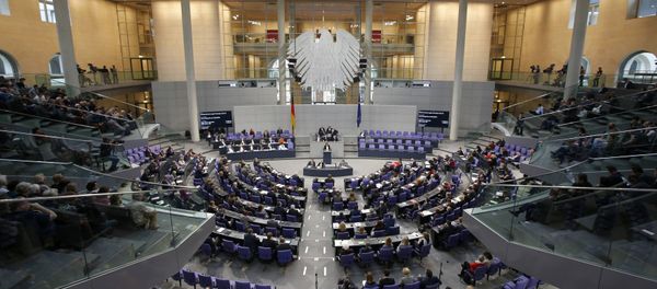 A general view of a session of the Bundestag, the German lower house of parliament, in Berlin, Germany A general view of a session of the Bundestag, the German lower house of parliament, in Berlin, Germany - Sputnik International