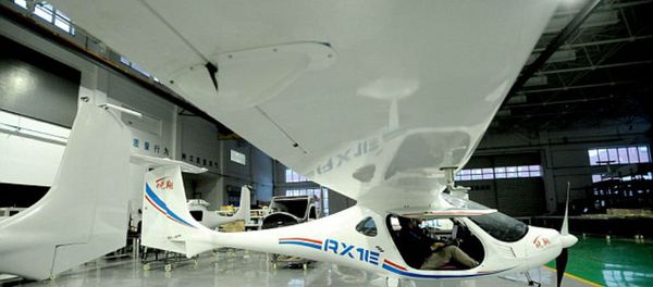 The RX1E, a battery-operated plane designed by Shenyang Aerospace University and Liaoning General Aviation Academy of China. - Sputnik International