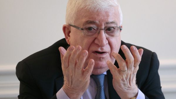 Iraqi President Fuad Masum speaks on December 2, 2015 Iraqi President Fuad Masum speaks on December 2, 2015 - Sputnik International