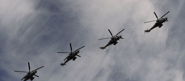 Mil Mi-35 Hind helicopters - Sputnik International