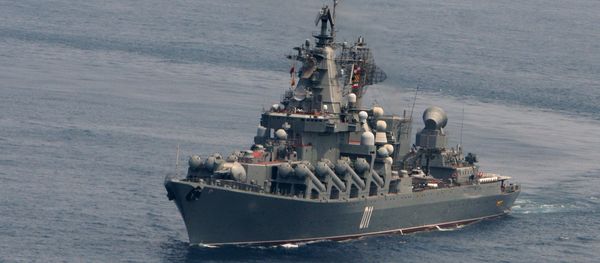 Russia's guided-missile cruiser Varyag during joint maneuvering of Russian and Indian military vessels held as part of the naval exercise Russia's guided-missile cruiser Varyag during joint maneuvering of Russian and Indian military vessels held as part of the naval exercise - Sputnik International