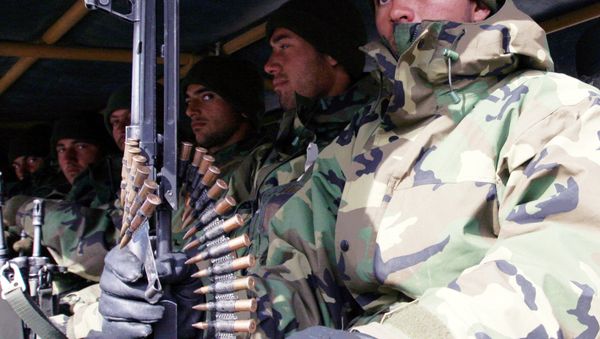 Turkish army troops sit in the back of a military truck as they return from northern Iraq, in Cukurca in Hakkari province at the Turkey-Iraq border, Friday, Feb. 29, 2008. - Sputnik International