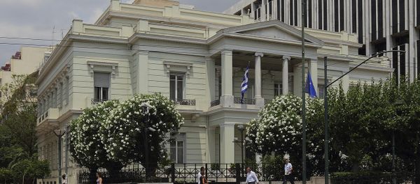 Building of the Ministry of Foreign Affairs in Athens Building of the Ministry of Foreign Affairs in Athens - Sputnik International
