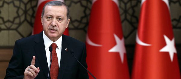 Turkey's President Recep Tayyip Erdogan addresses a meeting in Ankara, Turkey, Thursday, Dec. 3, 2015 Turkey's President Recep Tayyip Erdogan addresses a meeting in Ankara, Turkey, Thursday, Dec. 3, 2015 - Sputnik International