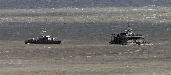 South Korea's navy ships patrol near Yeonpyeong Island, South Korea, Wednesday, Nov. 23, 2011. South Korea marked the first anniversary of North Korea's island attack Wednesday - Sputnik International
