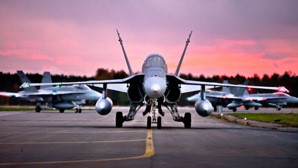 Finnish air force F-18 Hornet aircraft - Sputnik International