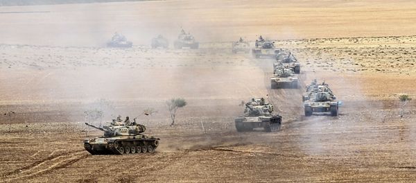 Turkish army tanks. File photo Turkish army tanks. File photo - Sputnik International