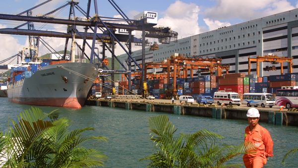Hong Kong trade port  - Sputnik International