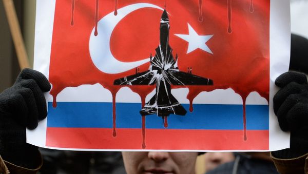 Protests in Moscow against Turkish Air Forces' actions Protests in Moscow against Turkish Air Forces' actions - Sputnik International