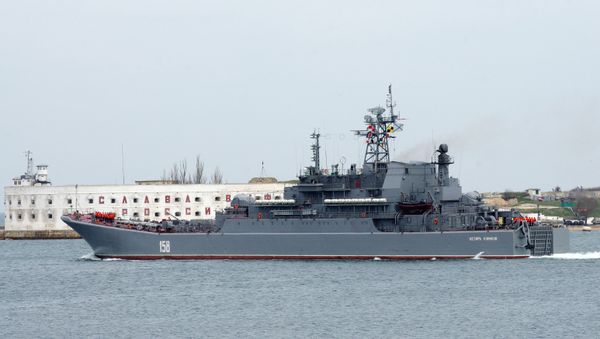 Large class landing ship Caesar Kunikov. File photo - Sputnik International