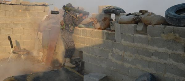 Soldier of the Syrian Arab Army at the frontline. File photo - Sputnik International