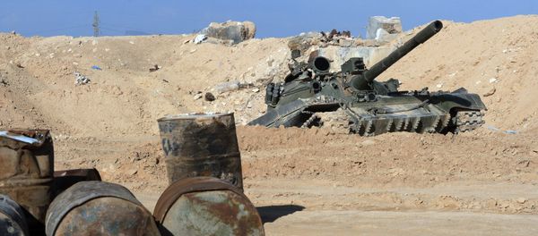 The Syrian army has reportedly managed to drive Daesh militants out of vast areas along the strategic Damascus-Homs highway in central Syria The Syrian army has reportedly managed to drive Daesh militants out of vast areas along the strategic Damascus-Homs highway in central Syria - Sputnik International