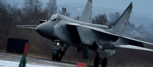 Tactical flight drill by fighter aircraft in Primorye Territory Tactical flight drill by fighter aircraft in Primorye Territory - Sputnik International
