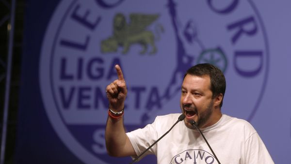 Northern League leader Matteo Salvini - Sputnik International