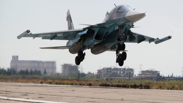 Russian aircraft at Latakia airport Russian aircraft at Latakia airport - Sputnik International