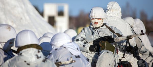 Training of cadets in the Arctic division DVVKU Training of cadets in the Arctic division DVVKU - Sputnik International