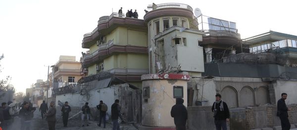 Afghan security perssonel inspect the Spanish Embassy in Kabul, Afghanistan, Saturday, Dec. 12, 2015 Afghan security perssonel inspect the Spanish Embassy in Kabul, Afghanistan, Saturday, Dec. 12, 2015 - Sputnik International