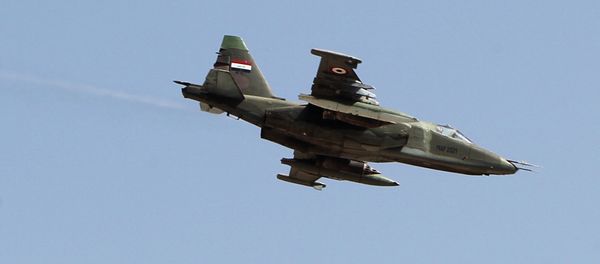 An Iraqi Sukhoi Su-25 jet An Iraqi Sukhoi Su-25 jet - Sputnik International