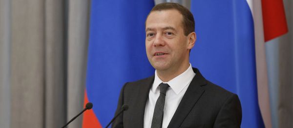 Prime Minister Dmitry Medvedev speaks at government science-technology award ceremony - Sputnik International