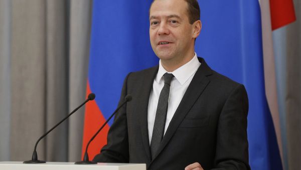 Prime Minister Dmitry Medvedev speaks at government science-technology award ceremony Prime Minister Dmitry Medvedev speaks at government science-technology award ceremony - Sputnik International