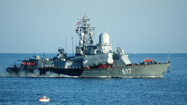 Small missile ship Mirazh of the Russian Black Sea Fleet - Sputnik International