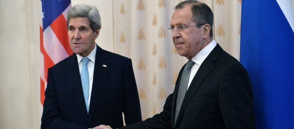 Russian Foreign Minister Sergey Lavrov meets with US Secretary of State John Kerry Russian Foreign Minister Sergey Lavrov meets with US Secretary of State John Kerry - Sputnik International