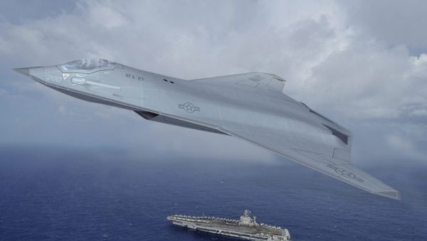 An artist's rendering of what the next generation U.S. fighter jet might look like is seen in this handout photo provided by Northrop Grumman Corporation, December 12, 2015 - Sputnik International