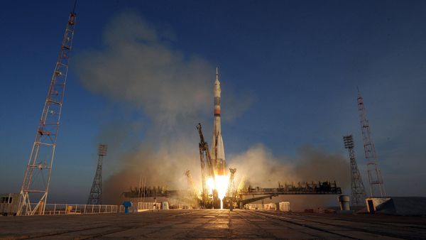 Soyuz TMA-19M spacecraft lifts off from Baikonur Space Center - Sputnik International