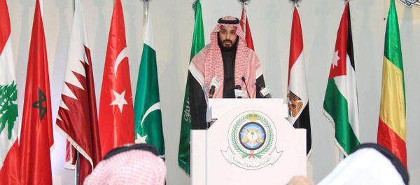 Saudi Deputy Crown Prince and Defence Minister Mohammed bin Salman speaks during a news conference in Riyadh Saudi Deputy Crown Prince and Defence Minister Mohammed bin Salman speaks during a news conference in Riyadh - Sputnik International
