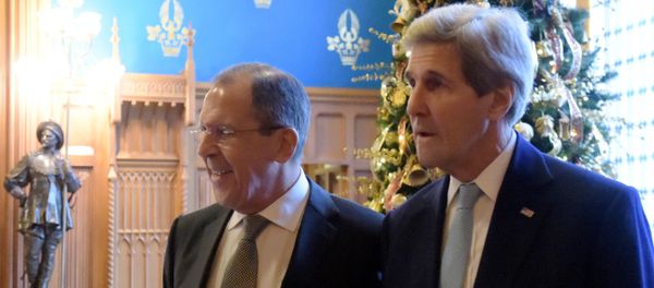 Russian Foreign Minister Sergey Lavrov meets with US Secretary of State John Kerry Russian Foreign Minister Sergey Lavrov meets with US Secretary of State John Kerry - Sputnik International