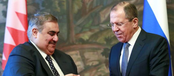Foreign Minister Sergey Lavrov meets with Foreign Minister of Bahrein Khalid bin Ahmad Al Khalifa Foreign Minister Sergey Lavrov meets with Foreign Minister of Bahrein Khalid bin Ahmad Al Khalifa - Sputnik International