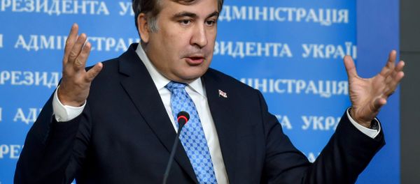 The governor of the Odessa Region and ex-Georgian president Mikheil Saakashvili The governor of the Odessa Region and ex-Georgian president Mikheil Saakashvili - Sputnik International