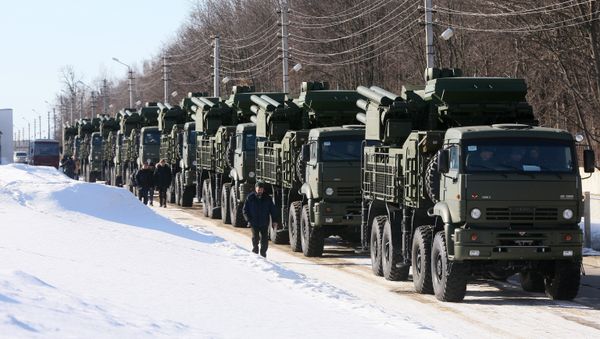 Pantsir-S1 combined short to medium range surface-to-air missile weapon system. File photo - Sputnik International
