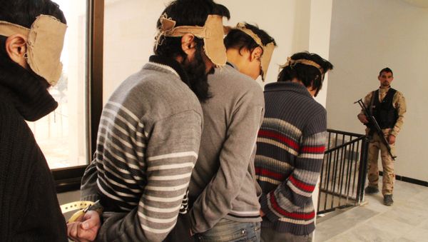 ISIS militants captured by Syrian security services ISIS militants captured by Syrian security services - Sputnik International