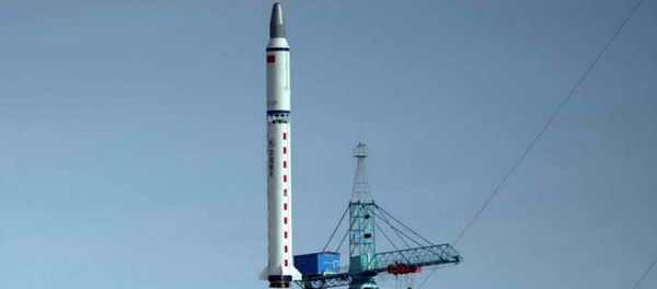 China's Long March 2-D carrier rocket carrying a Chinese-made satellite takes off from the Jiuquan Satellite Launch Center in northwest China's Gansu Province Monday, Nov. 3, 2003 China's Long March 2-D carrier rocket carrying a Chinese-made satellite takes off from the Jiuquan Satellite Launch Center in northwest China's Gansu Province Monday, Nov. 3, 2003 - Sputnik International