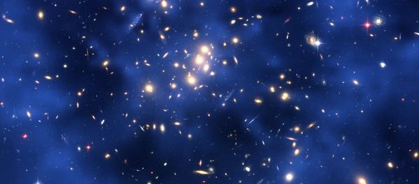 This NASA handout image received 15 May 2007 shows dark matter ring in a galaxy center This NASA handout image received 15 May 2007 shows dark matter ring in a galaxy center - Sputnik International