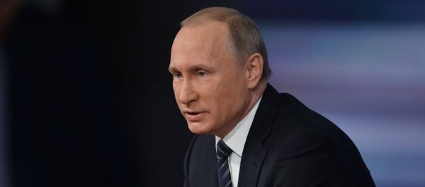 December 17, 2015. Russian President Vladimir Putin at the 11th annual news conference at the World Trade Center on Krasnaya Presnya December 17, 2015. Russian President Vladimir Putin at the 11th annual news conference at the World Trade Center on Krasnaya Presnya - Sputnik International