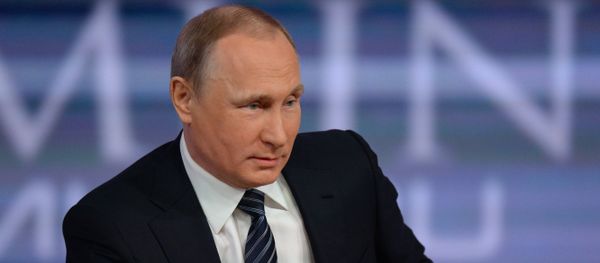 December 17, 2015. Russian President Vladimir Putin at the 11th annual news conference at the World Trade Center on Krasnaya Presnya December 17, 2015. Russian President Vladimir Putin at the 11th annual news conference at the World Trade Center on Krasnaya Presnya - Sputnik International